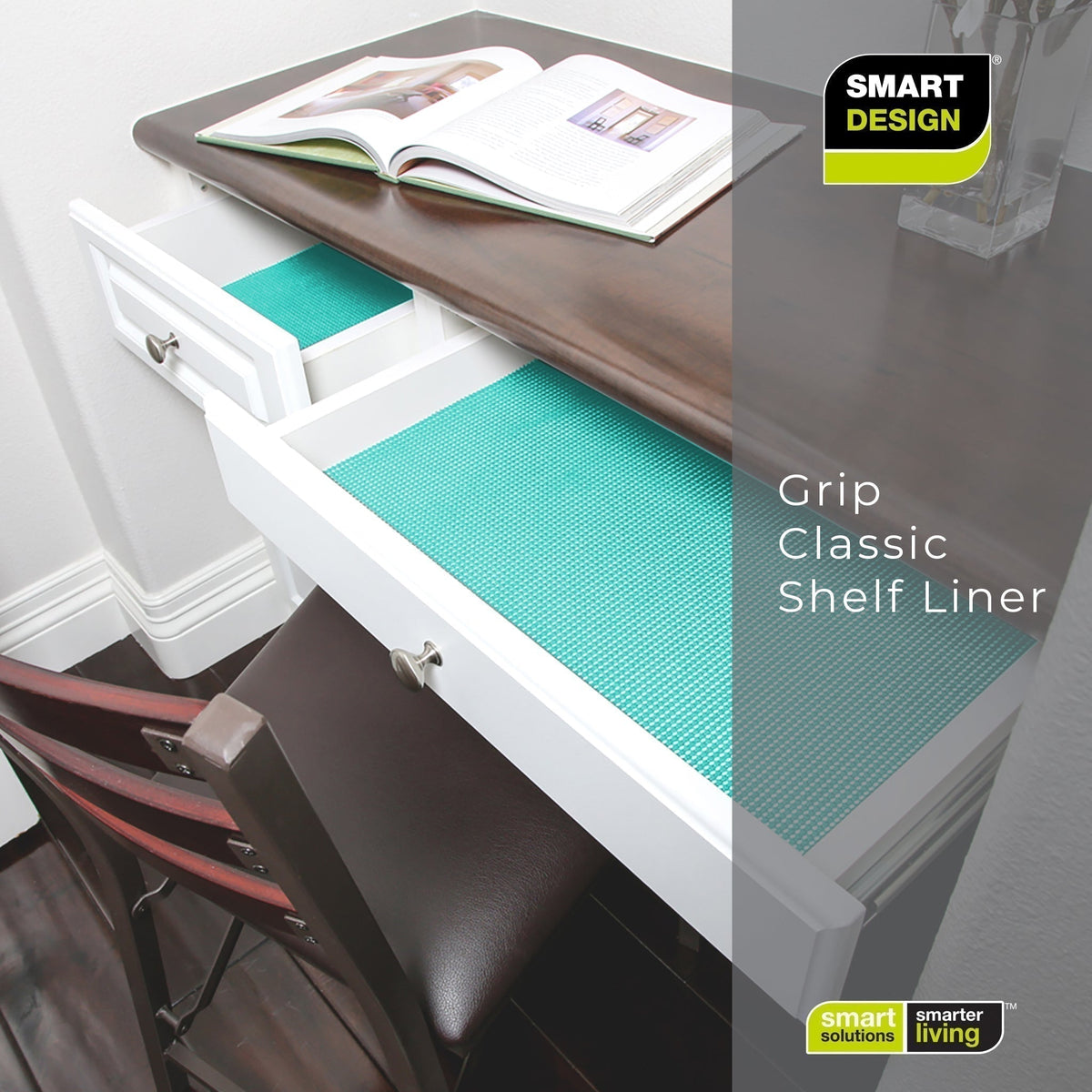 Classic Grip Shelf Liner - 12" x 10'